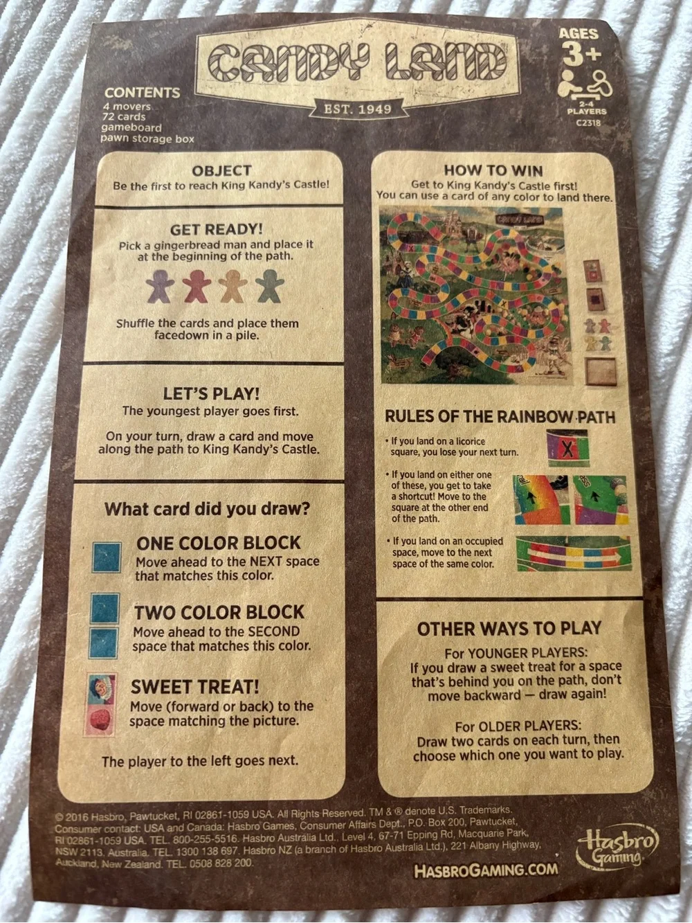 Candyland Game Rustic Edition Target Exclusive
